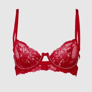 Balconette lace bra